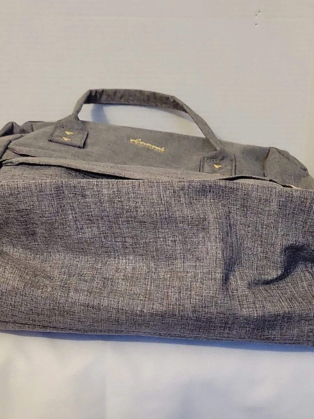 LOVEVOOK Gray Padded Laptop Backpack partitions solid universal compatible